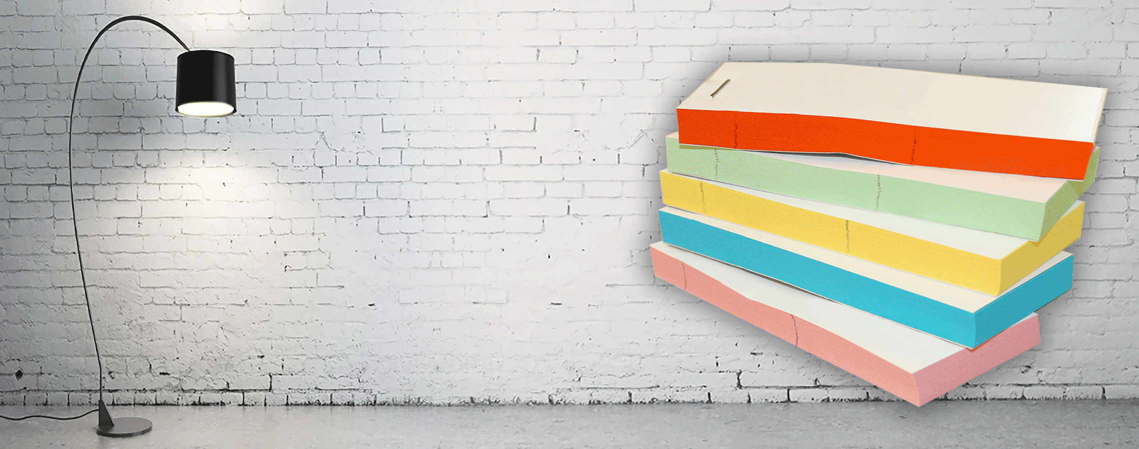 Biglietti con carta colorata